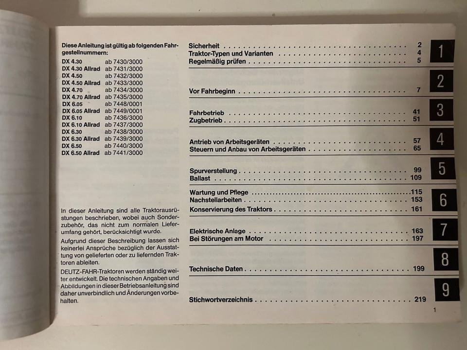Deutz Gebruiksaanwijzing DX 4.30 4.50 4.70 6.05 6.10 6.30 6.50 – Bild 4