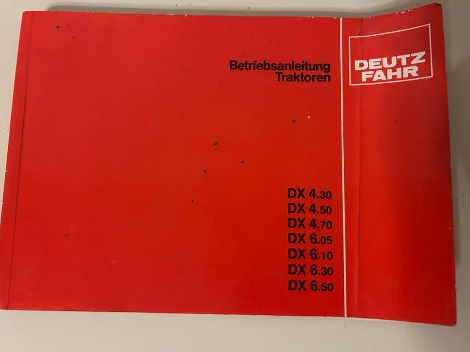 Deutz Gebruiksaanwijzing DX